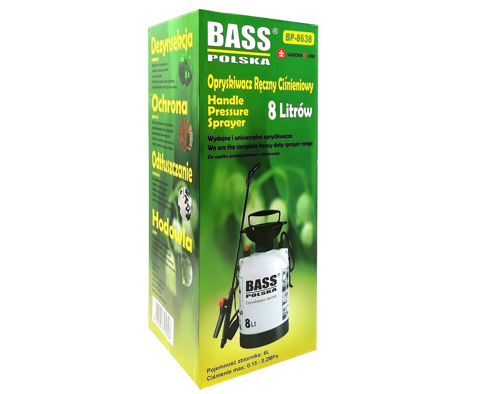 Opryskiwacz ręczny, ciśnieniowy, 8 l, naramienny 8 Opryskiwacz ręczny, ciśnieniowy, 8 l, naramienny - obrazek 8